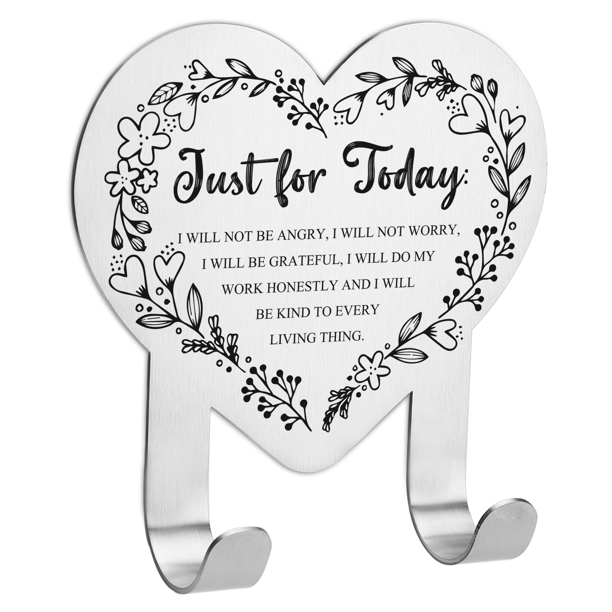 FGA103 – Soporte para llaves decorativo de pared, ganchos adhesivos de acero inoxidable, organizador de llaves para montaje en par