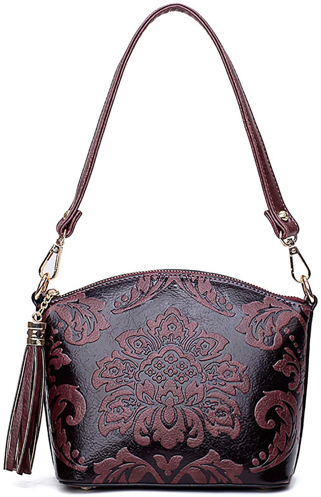 QZUnique Women's Fashion Chinese Style Elegant Empaistic Top Handle Shoulder Bag