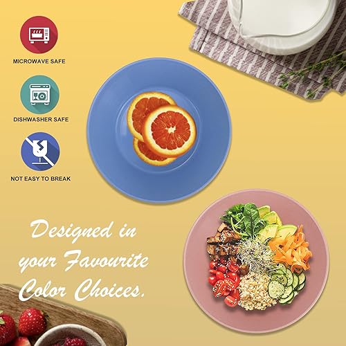 Miniatura 7 de Juego de 6 cuencos de paja de trigo, cuencos irrompibles de 50 onzas, aptos para microondas y lavavajillas, juegos de cuencos súper grandes, sin