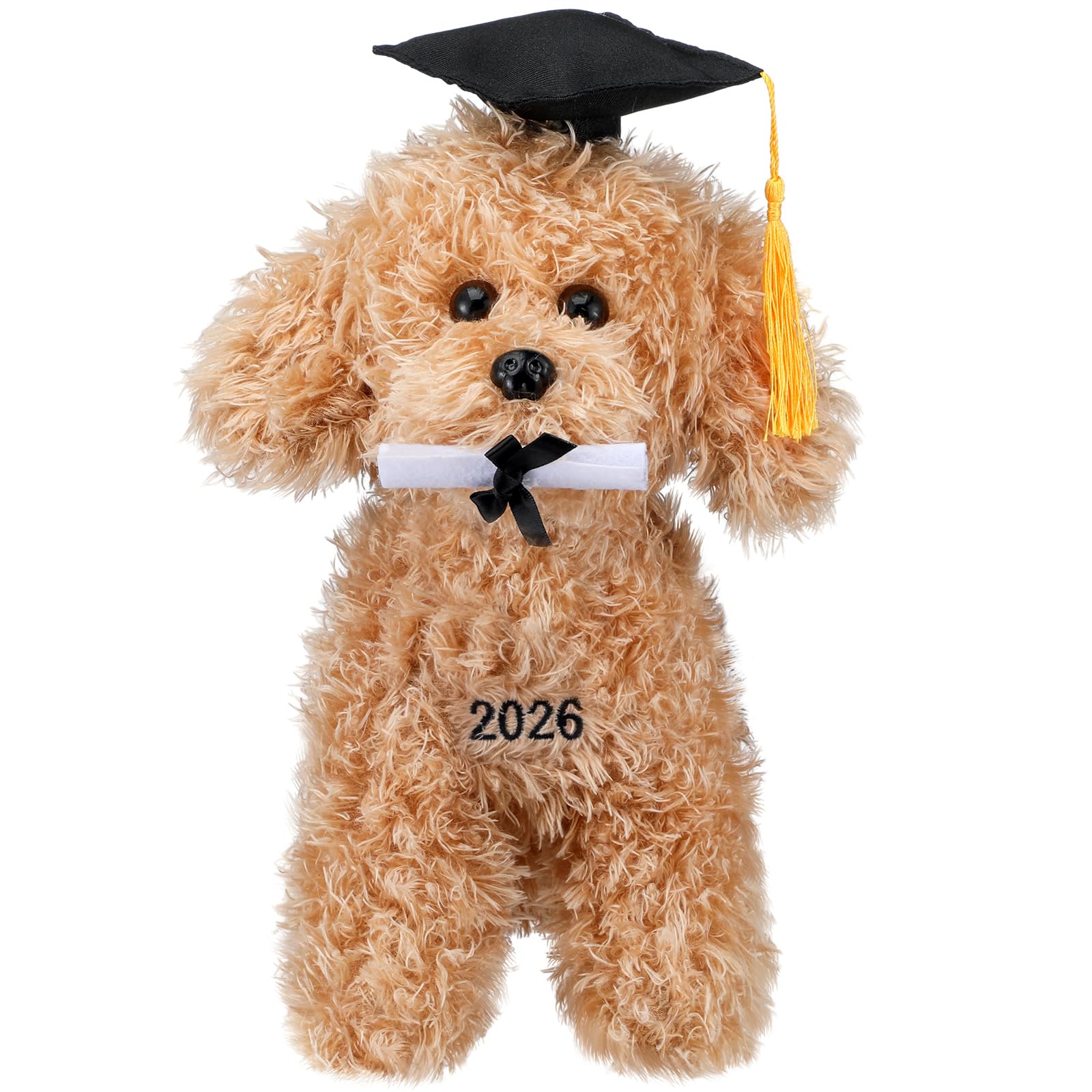 Amazon.com: Civaner Graduation Dog Plush Stuffed Animal with Cap