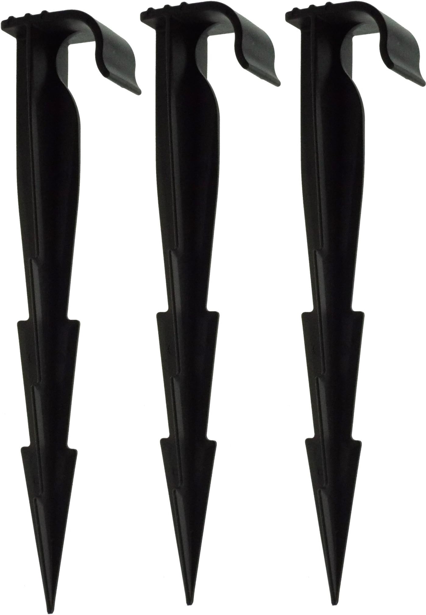 Ground securing Barbed pegs for seep Hose,Soaker Hose,drip line,Weeping Pipe/Garden hosepipe/Garden Irrigation Hose Any 16mm ouside Diameter Pipe(Pack of 50)