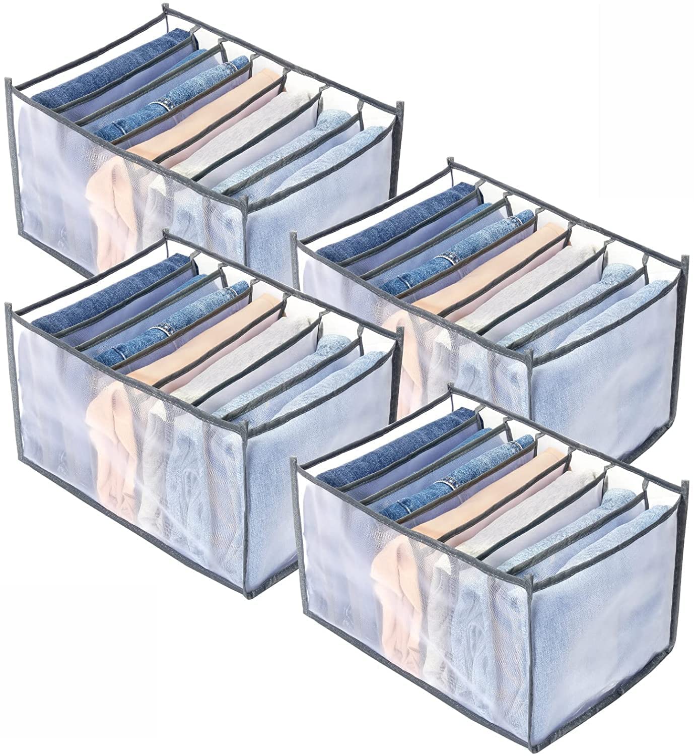 MBW Wardrobe Organizer For Clothing 7 Grids Storage Organizer Multipurpose Organiser For Wardrobe Large Capacity Organizer, Storage Box For Clothes Organizer For Wardrobe (2), Heavy Transparent Sheet (B0C591GDF4) Amazon Price History, Amazon Price Tracker