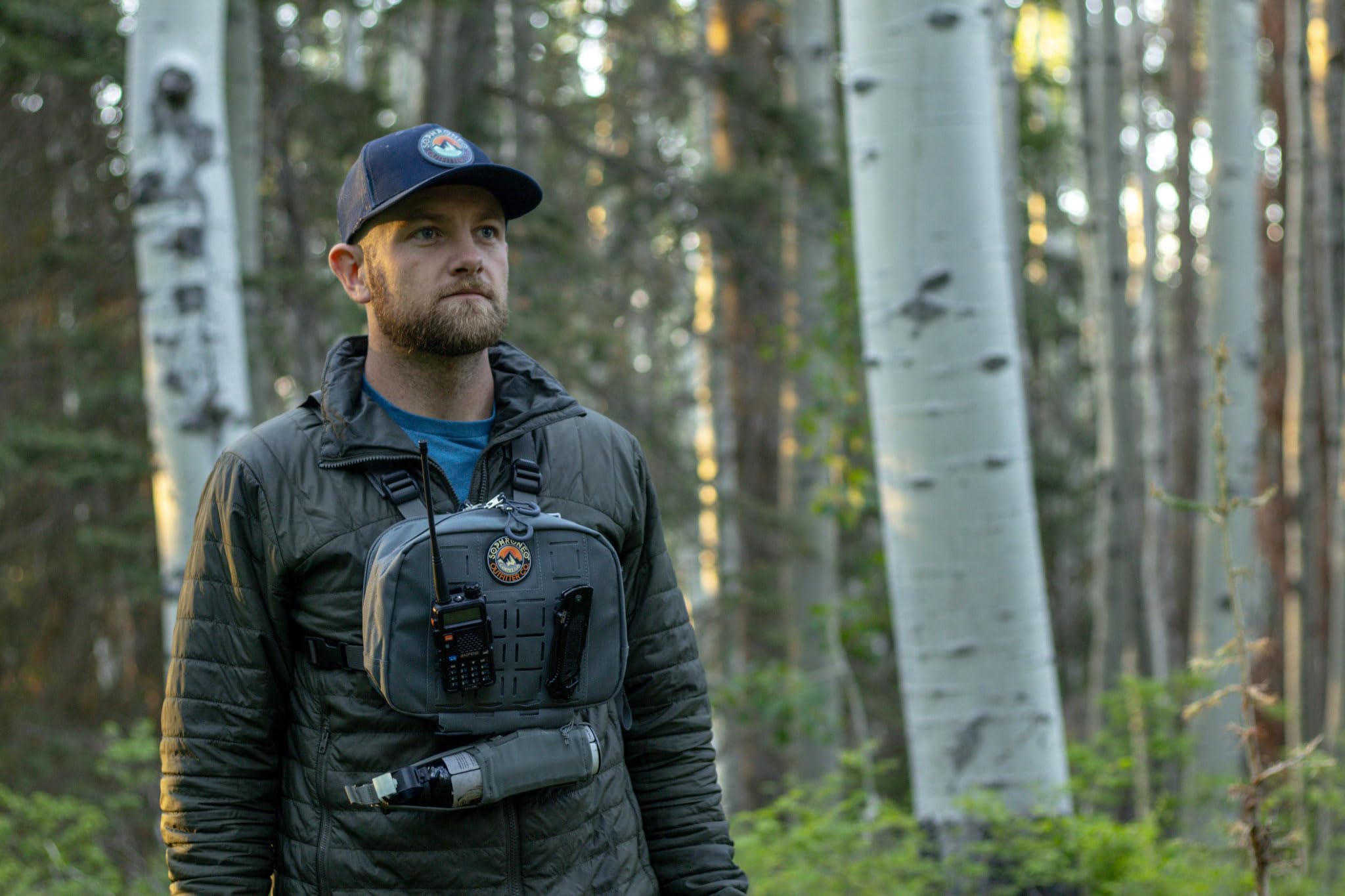 Sophroneo Outfitter Co. Utility Chest Pack Bag | EDC Gear and Equipment Rig | Perfect for Hunting, Fishing, Hiking, Medic, Outdoors and More