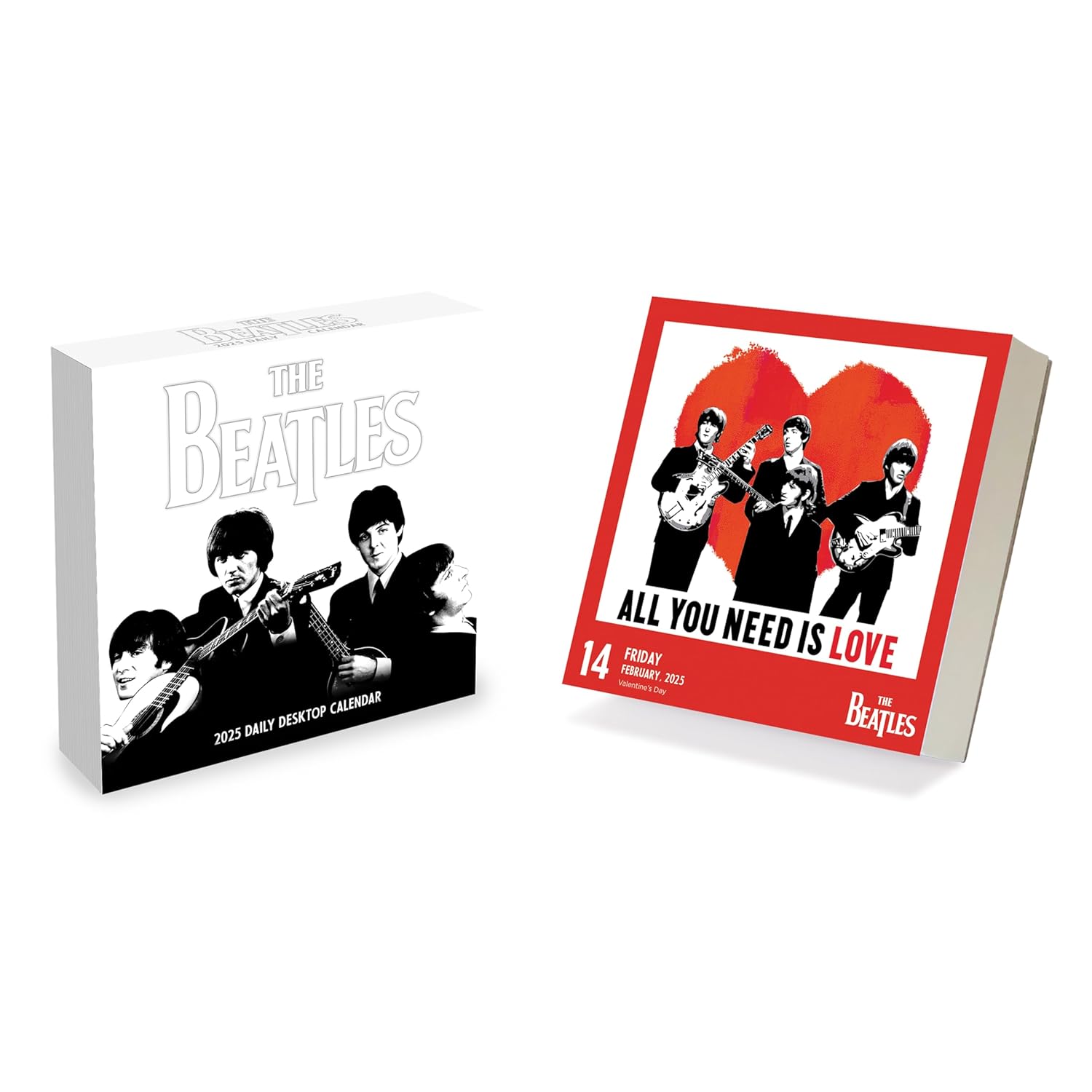 Amazon Cal 2025 The Beatles Daily Desktop Beatles 輸入版カレンダー
