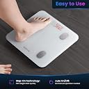 RENPHO Bluetooth BMI Weight Machine For Body Weight, Digtal Smart Body Fat Scale, 13 Body Composition Analyzer Fitness Track Monitor with Smart App for BMI, BMR, Muscle Mass gallery image