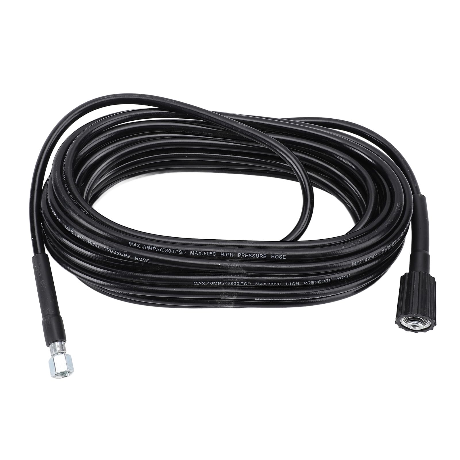 Generic Tubo per Idropulitrice Durevole, Universale, Adatto Pulizia Efficiente per Auto, Cortili, 50 Piedi (20M)