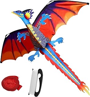 RANJIMA 3D Giant Kite for Children and Adults, Flight Kite Adult Children, Outdoor Games and Activity Toy, Suitable for Beginners