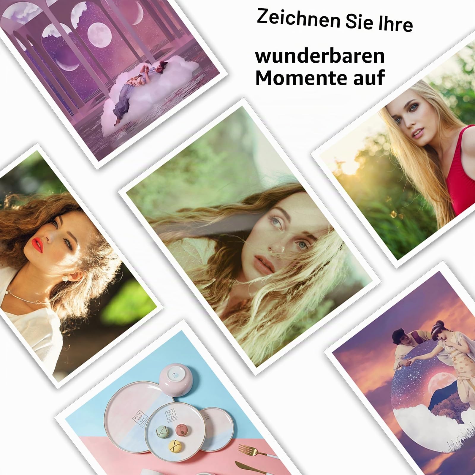 A3 Glänzendes Inkjet Fotopapier, dickes, 260g/m², 60 Blatt, Premium Glänzend, Sofort Trocken, Wasserfest, für Tintenstrahldrucker, Kartendruck, Fotodruck, DIY-Drucke