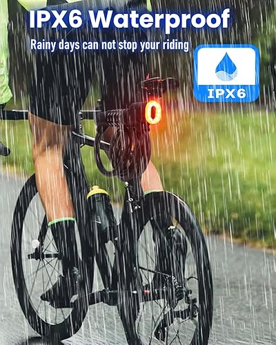 Miniatura 5 de Cable de bloqueo de bicicleta con luz LED trasera de bicicleta y luz de teclado, IPX6, resistente al agua, resistente, resistente, antirrobo, 5