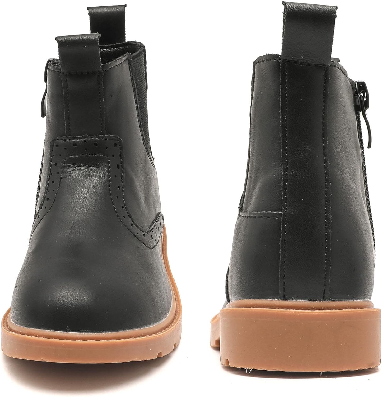 kkdom Boys Girls Waterproof Outdoor Side Zipper Comfort Chelsea Ankle Boots(Toddler/Little Kid/Big Kid)