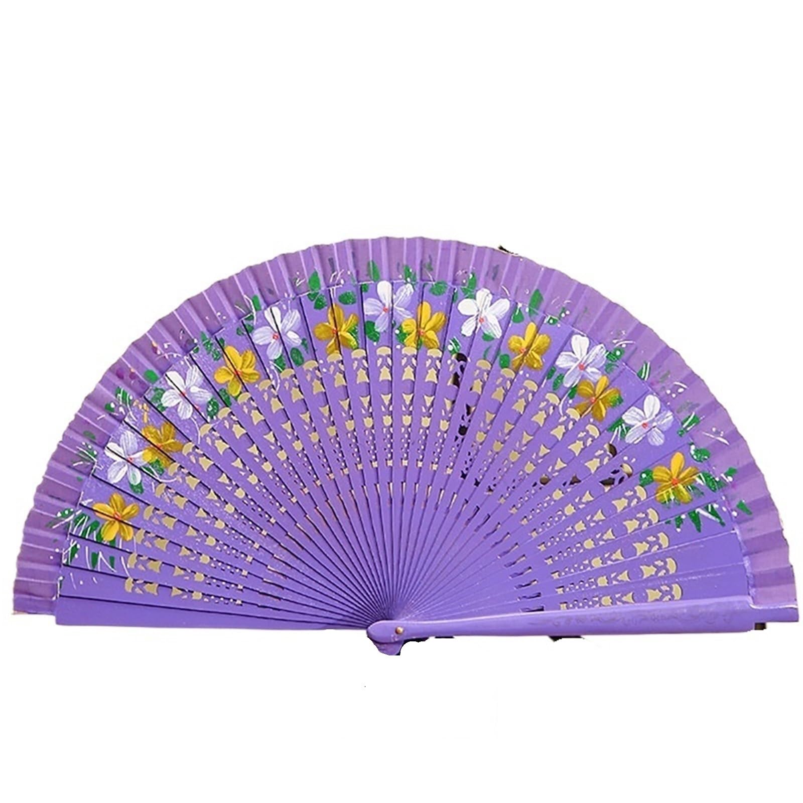 Dcuipg Color1 5Pcs Double-Sided Folding Fan For Party