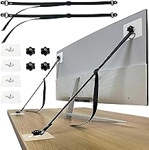 テレビ 転倒防止ベルト2 件 穴あけ不要 耐震ベルトアンチチルト 家具転倒防止 テレビてんとう防止 地震 転倒防止 テレビ固定 落下防止 ベルト TV 冷蔵庫 本棚 ワードローブ タンス 固定ベルト 長さ調整可能 液晶テレビ保護用品 地震対策 防災グッズ