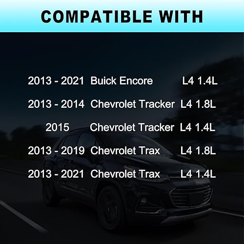 Miniatura 2 de 95269001 Tanque de depósito de refrigerante de motor con tapa compatible con Buick Encore 1.4L 2013 - 2021, Chevrolet Chevy Tracker Trax 1.4L 1.8L