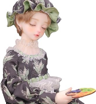 BACALYSO | AEDOLL 1/4 Scale Sphere Joint Doll, For Men, Sleeping, Azuki Pajamas, BJD Doll, Movable Figure, Height 16.1 inches 41 cm, Makeup, Fancy Dressing, Cute Resin Clothing Set