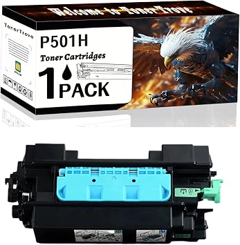 P501H Toner Cartridges Compatible for Savin IM 430Fb P 501 Printers, Office Printing is Easy Clear Smooth 1 Pack Black