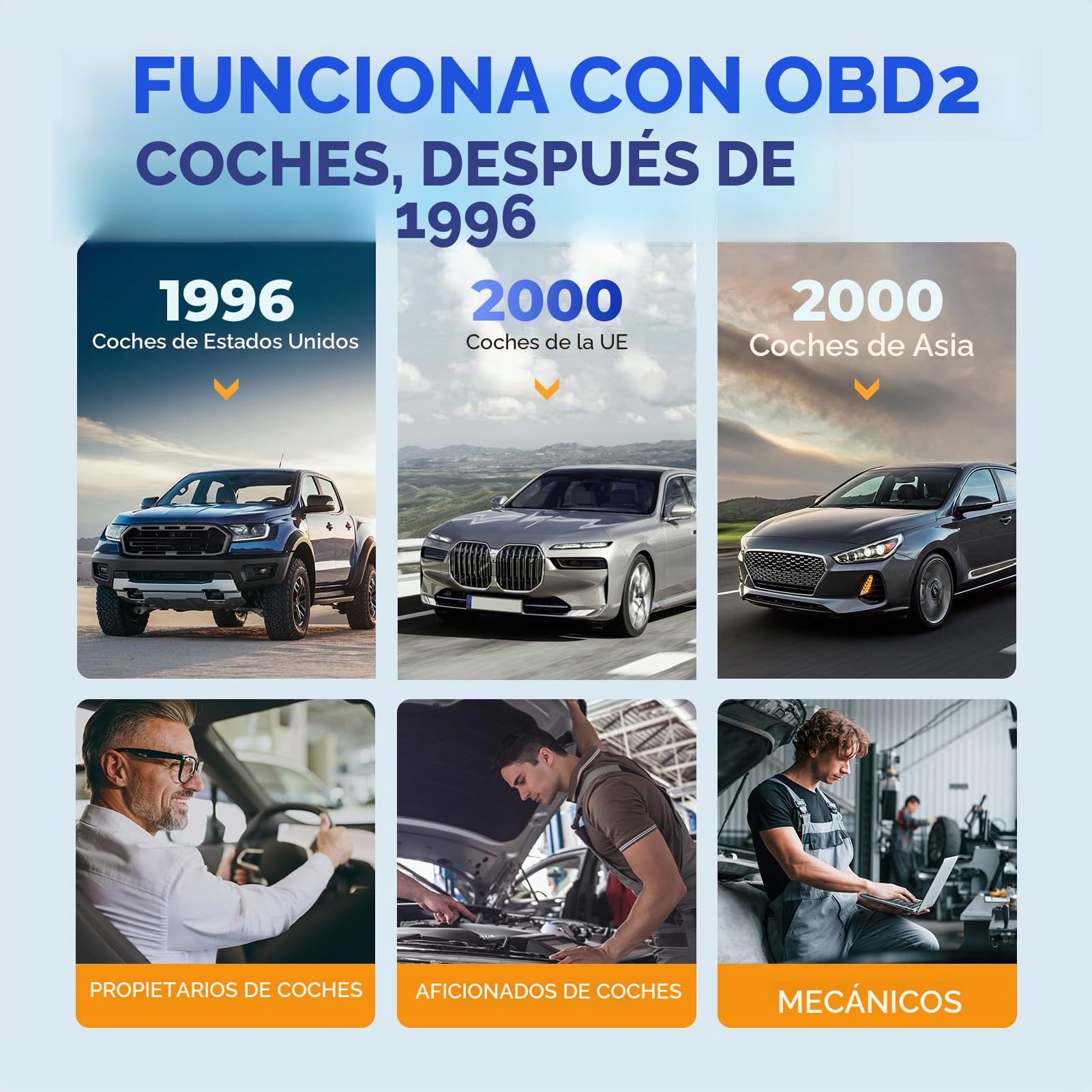 Autel Autolink AL319 Lector de Códigos de Error para Coche (OBD II/EOBD)