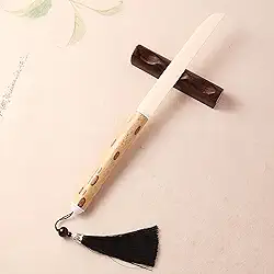 KYMY Xuan Faca de madeira de papel, ferramenta delicada de corte de papel para artistas, cortador de letras de papel para artesanato em papel, papelaria, abridor de papel de caligrafia chinesa para