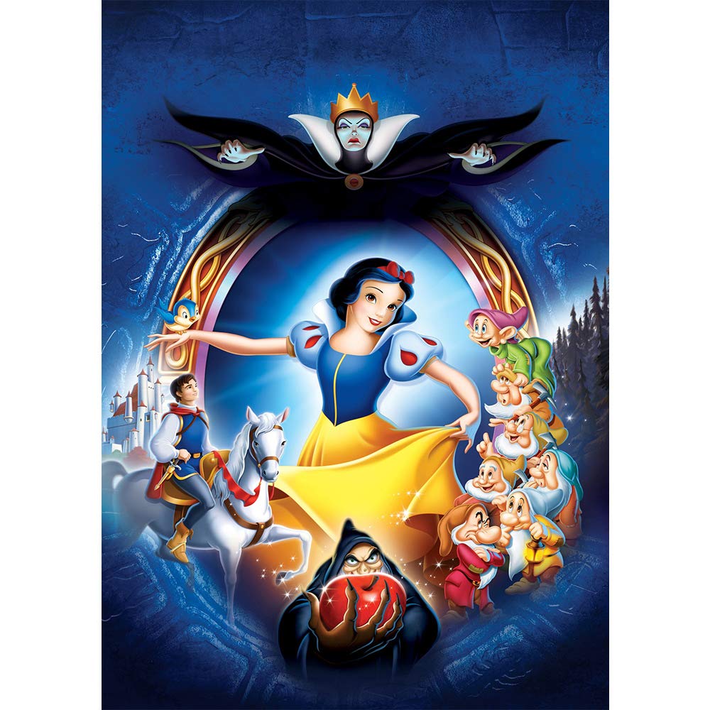 Buy Snow White Princess Photography Backdrop 5x7ft Seven Dwarfs with