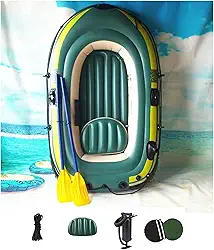 Barcos infláveis de caiaque para adultos e crianças, caiaques de pesca, 1, 2, 3 pessoas barco de pesca inflável