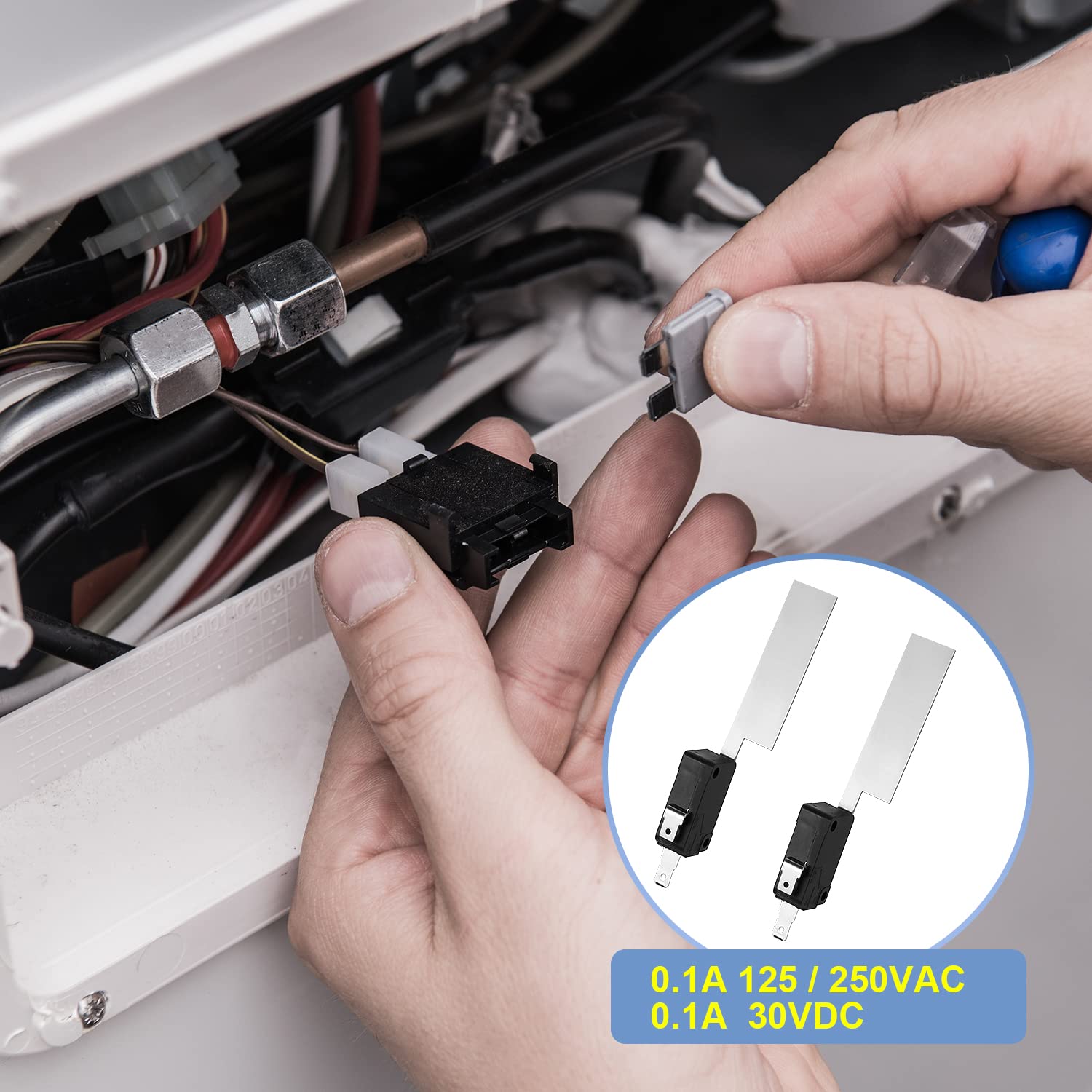 Kit 2 Interruttori A Vela Per Forno Camper Dometic E Atwood - Compatibile Con Serie AFM, AFLD, DFMD (Modello 33082 Con Staffa) - 5