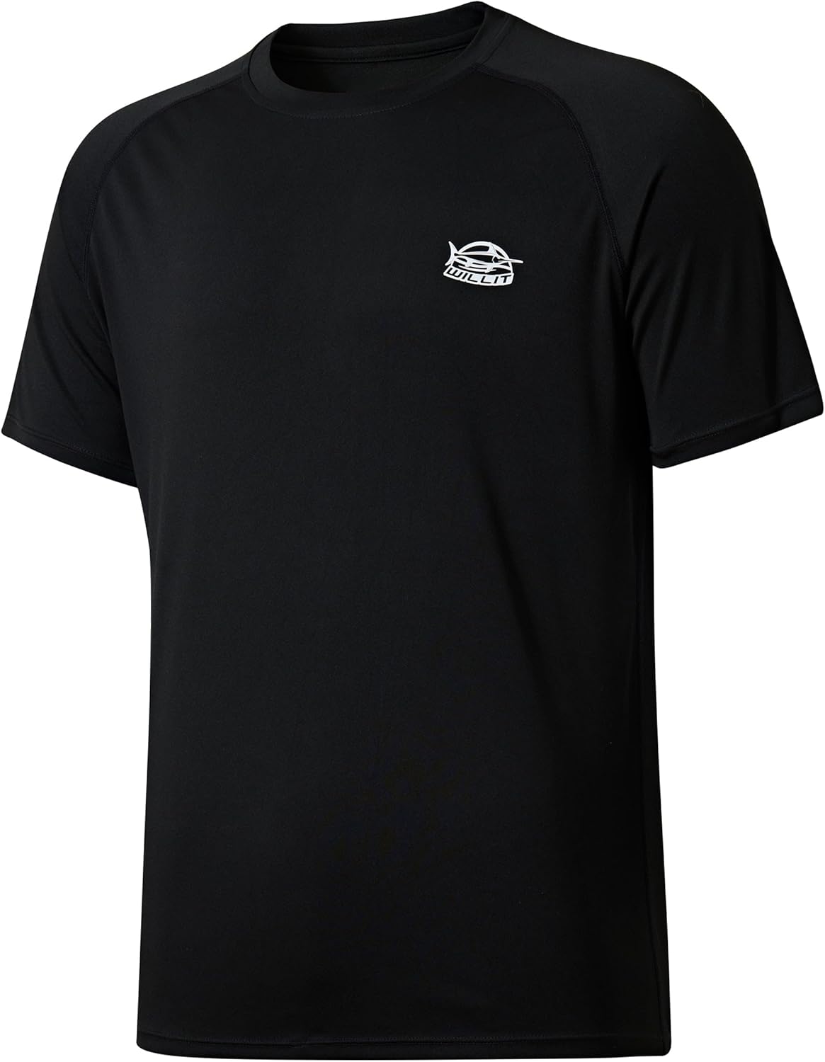 Willit Men's Rashguard Swim Shirt Short Sleeve UPF 50+ Sun Protection SPF Quick Dry Water Shirt