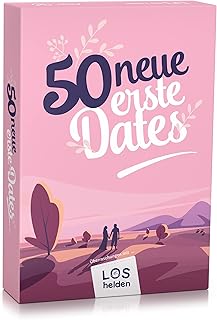 Spielehelden 50 Neue erste Dates | Losbox für Paare mit kreativen Date Ideen | Bucket List für Paare Ehepaare | Dinge die jedes Paar einmal erlebt haben muss | Dates Bucket List | Geschenk für Paare