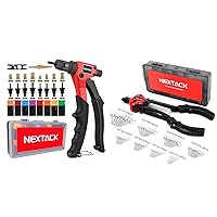 Vista 1 de NEXTACK Rivnut Tool NT600 y 1/4 Remache Gun NT300 para metal, canalón y automoción