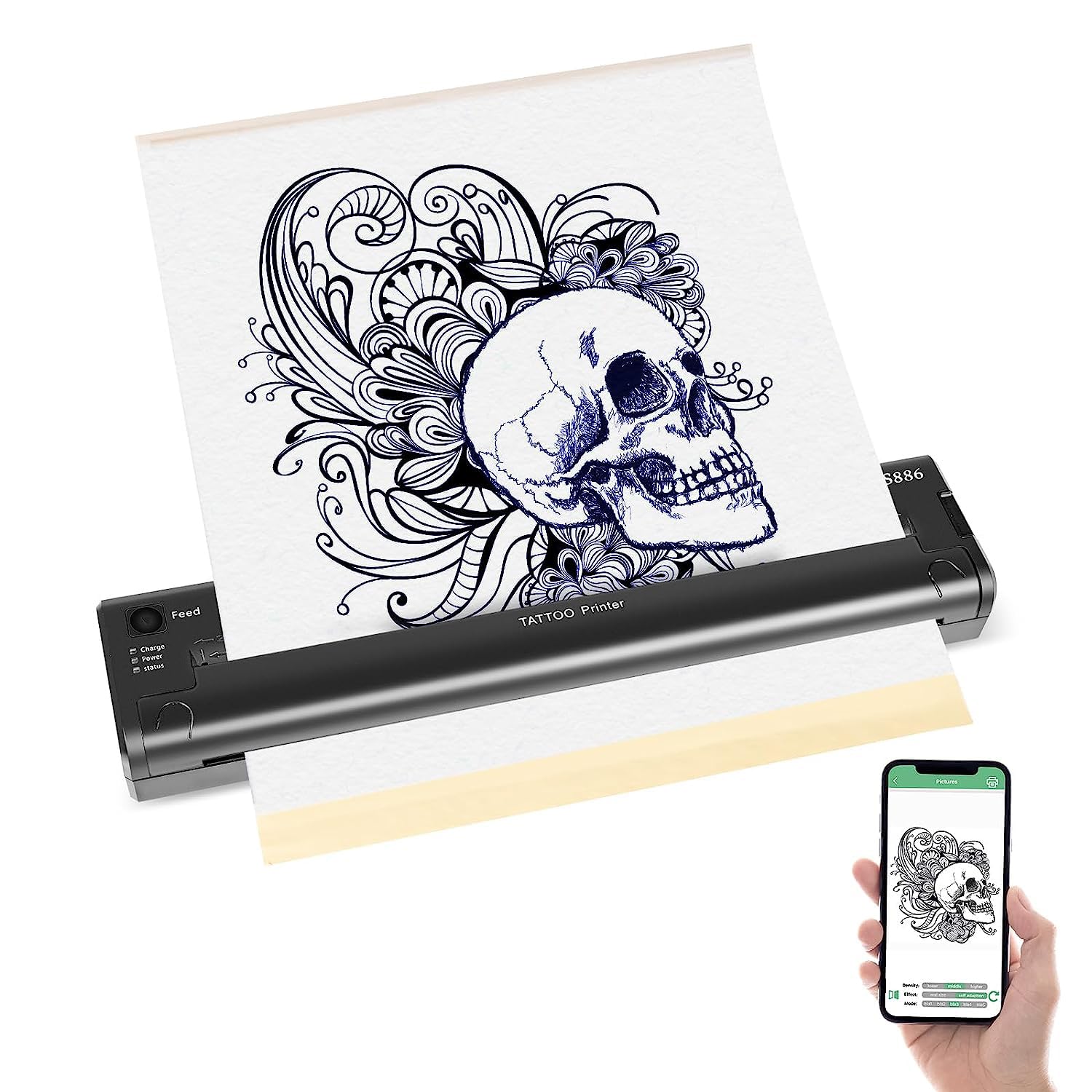 Tattoo Stencil Printer 2023 Upgrade with Bluetooth