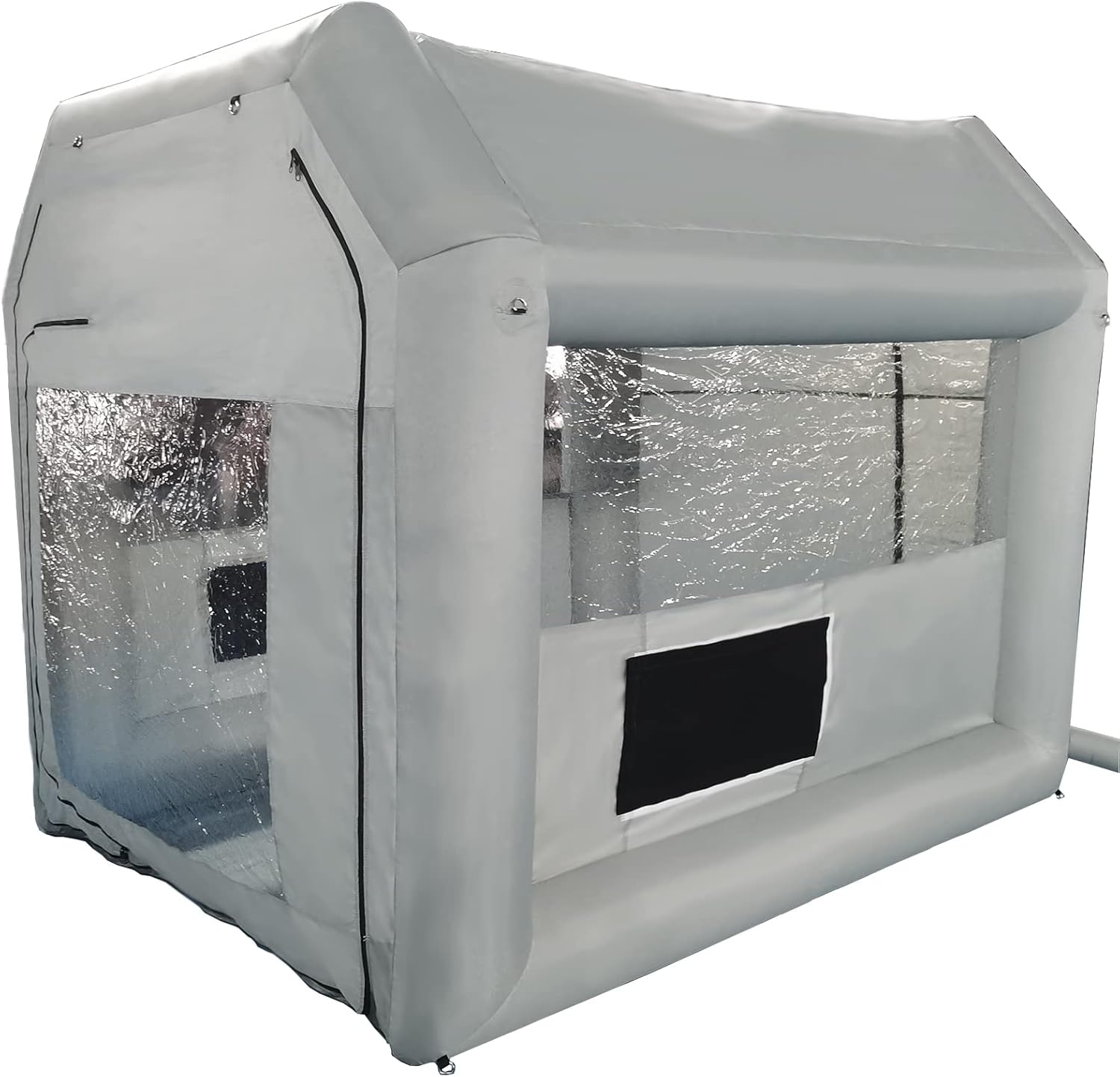 QILEBA Inflatable Painting Spray Booth 20x13.5x9ft with Blower 1100W, Portable Blow Up Car Paint Booth with Air Filter System for Car Parking Tent Workstation