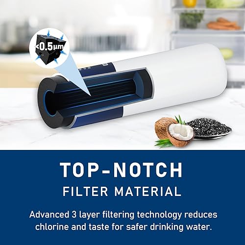 Miniatura 6 de TEEHAY ULTRAWF Frigidaire Filtro de agua de repuesto, compatible con Frigidaire ULTRAWF, Pure Source Ultra, Kenmore 9999, 469999, 46-9999,