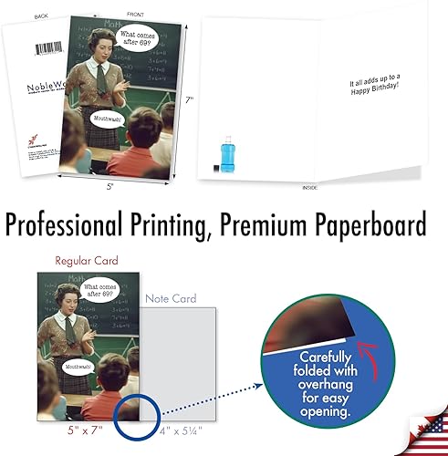 Vista 51 de NobleWorks Humorous Birthday Greeting Card with 5 x 7 Inch Envelope (1 Card) Bday Bra Size C10073BDG