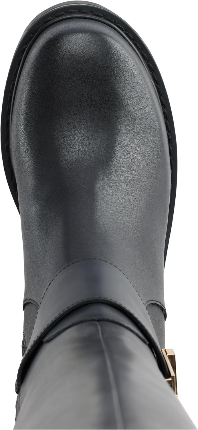 KARL LAGERFELD womens Meara II Knee High Tall Riding Boot - Image 4