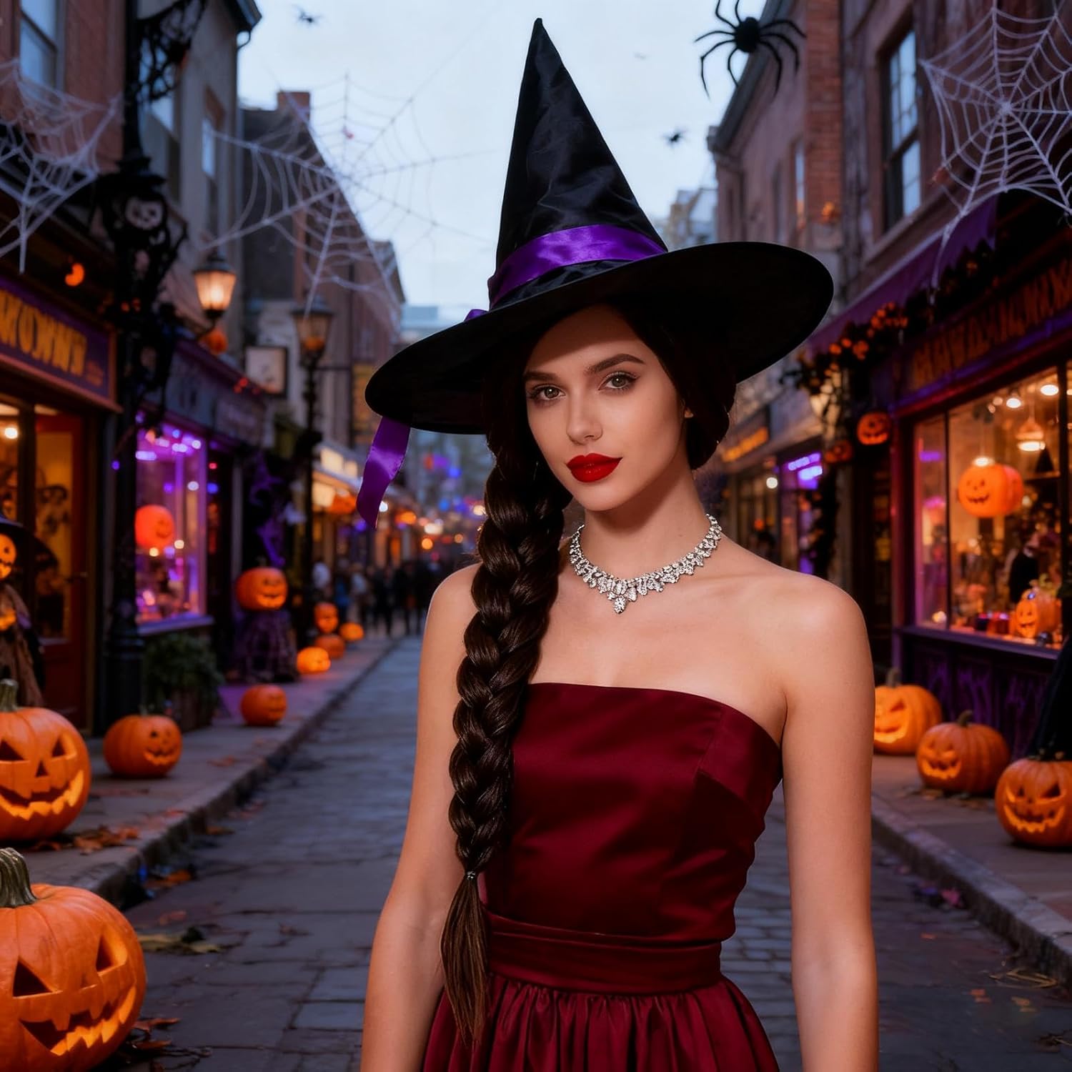 Halloween Wig,Realistic Extra Long Hairpieces | Witch Cosplay Braid Wig Costume - for Holiday Festival Carnival Masquerade Events Stage Performance Dress Up Photography