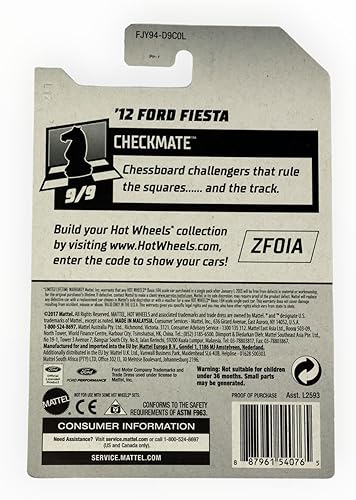 Miniatura 2 de Hot Wheels Ford Fiesta, Jaque mate 99 '12