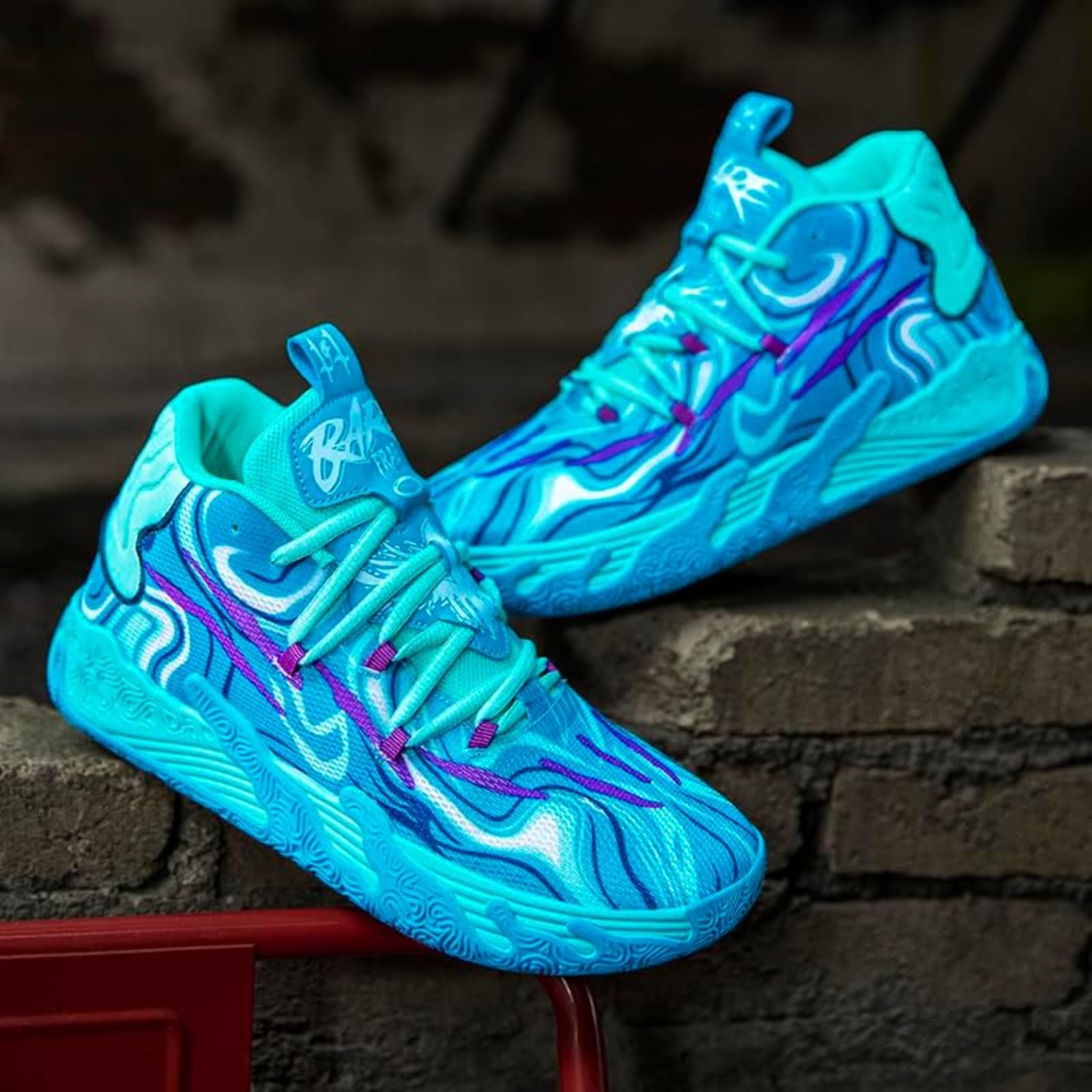 Chaussures de Basket-Ball AeroDunk - Vivazz, Chaussures Décontractées pour Homme, Semelle extérieure en Caoutchouc antidérapante, Légères et Respirantes