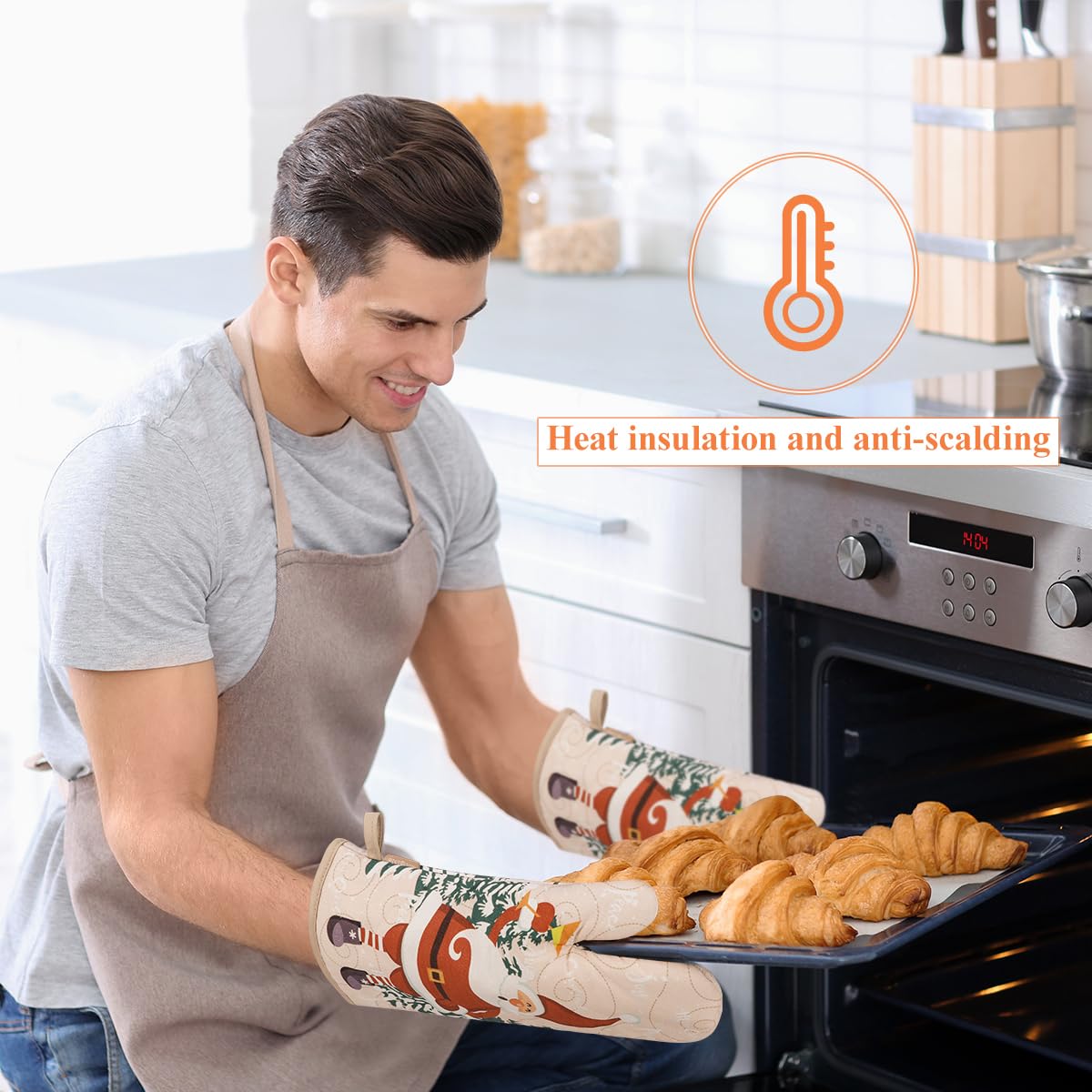 BESTonZON Maniques De Four 1 Jeu De Cuisine Accessoires De Cuisine Anti-brûlure Four Isolants