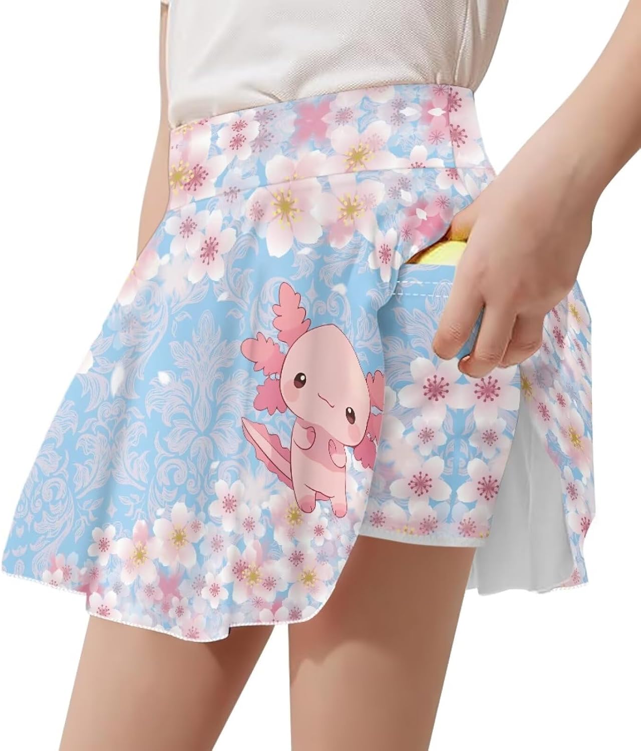 Athletic Skorts with Pocket for Girls 5-14 Years Sports Skirt Summer Casual Wear Tennis Gym - Image 2
