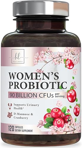 Miniatura 10 de Probióticos para mujeres 90 mil millones de UFC, 16 cepas probióticas con suplemento de prebióticos - CFU apoya el equilibrio del pH vaginal