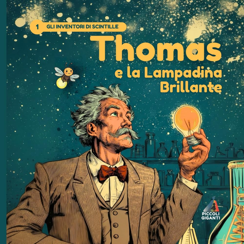 Thomas e la Lampadina Brillante: Una storia illustrata su scienza, idee geniali e il coraggio di non arrendersi mai (Piccoli Giganti)