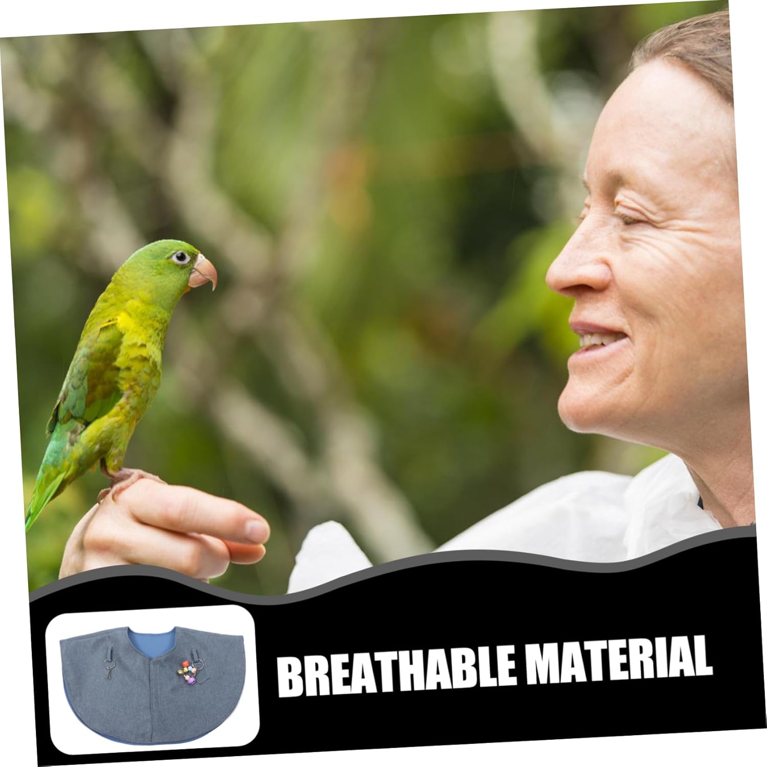 DOITOOL Scratch Bird Shawl Shoulder Cape for Parrot Training Pet Clothing Shoulder Protection Shawl