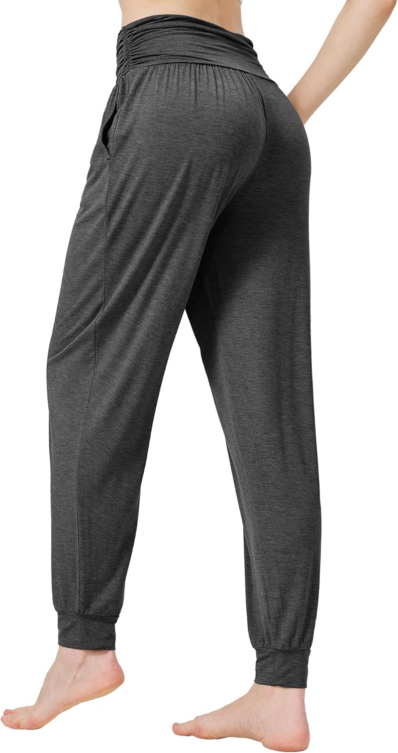 WiWi Pajama Pants for Women Soft Lounge Joggers Pockets Comfy Sleep Bottoms Viscose from Bamboo Pjs Jogger S-XXL - Image 4
