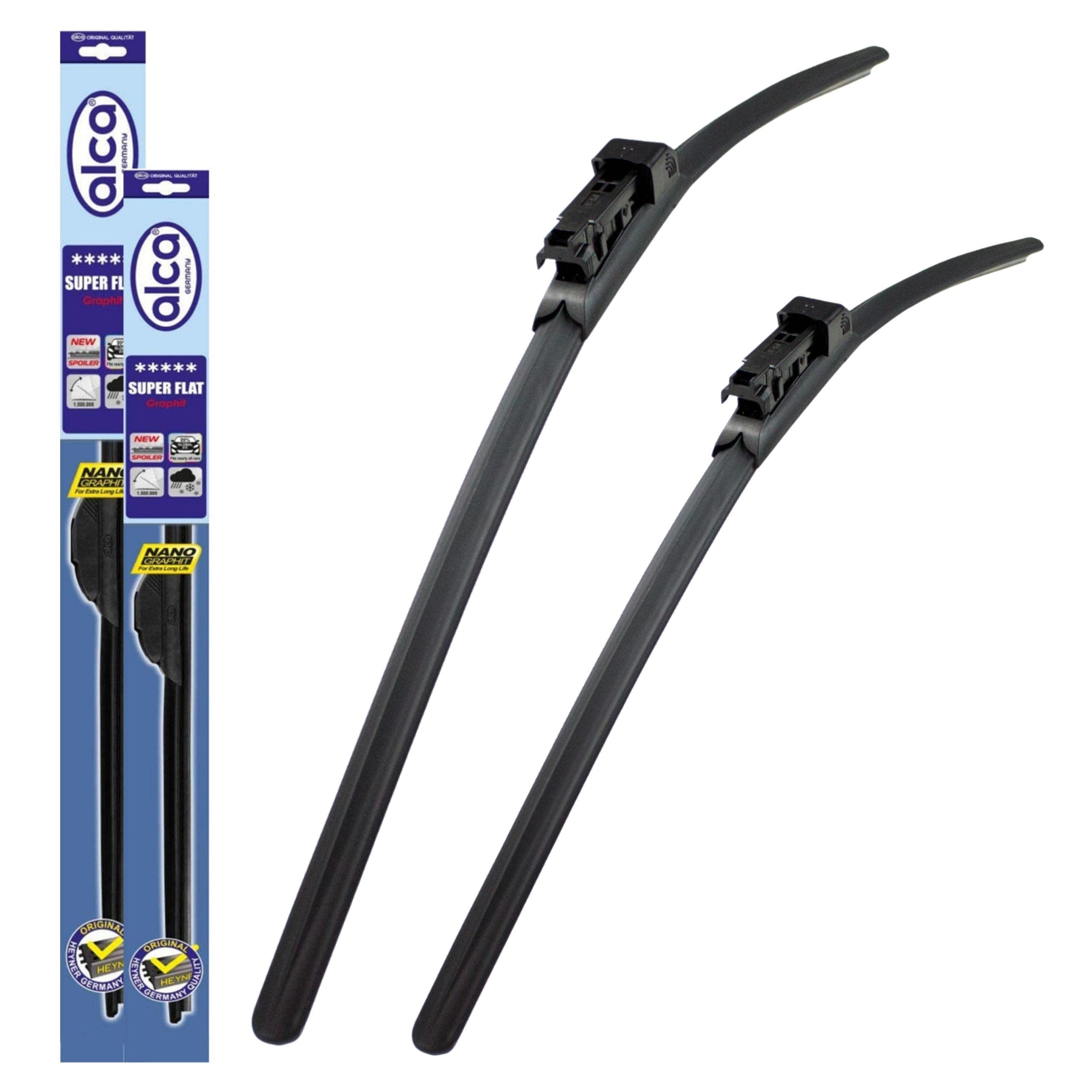 ALCA SUPER FLAT Set Tergicristalli Anteriori E Posteriore Per Peugeot 307 (2004-2008) | 700+650+350 Mm, Facili Da Montare