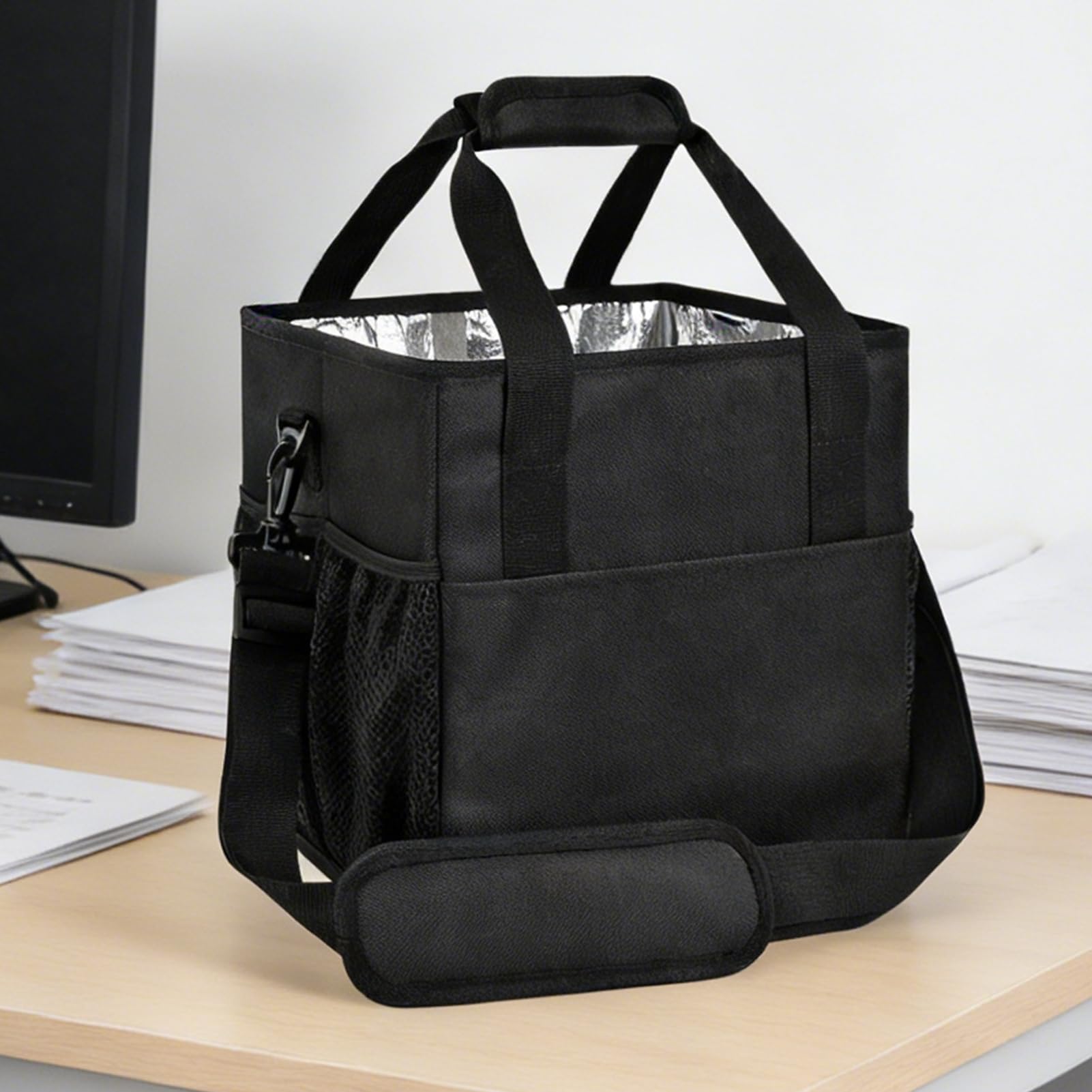 Portabicchieri Per Bevande Con Manico Borsa Grande Pieghevole