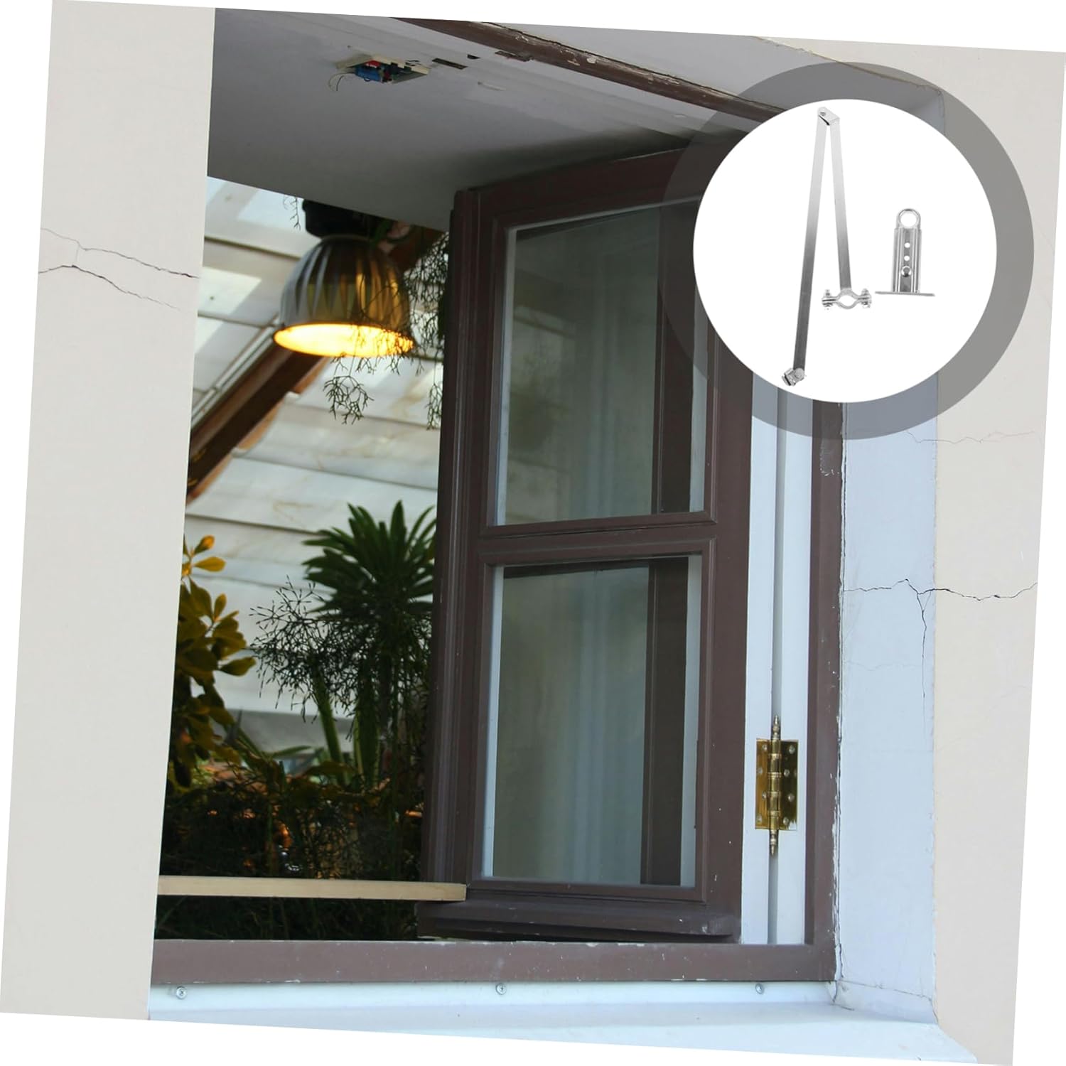 1set Hand-Crank Window Opener Mechanical Design for Greenhouse Ventilation Smoke Removal and Versatile Use