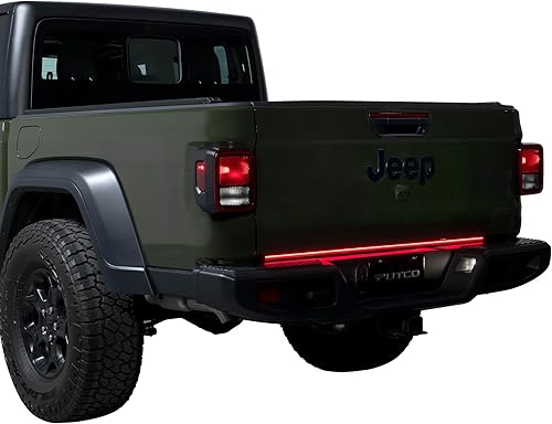 Miniatura 9 de Putco Barra de luz LED de hoja de 48 pulgadas para portón trasero, LED rojoámbarblanco y arnés Plug-N-Play, compatible con Chevy ColoradoGMC Canyon