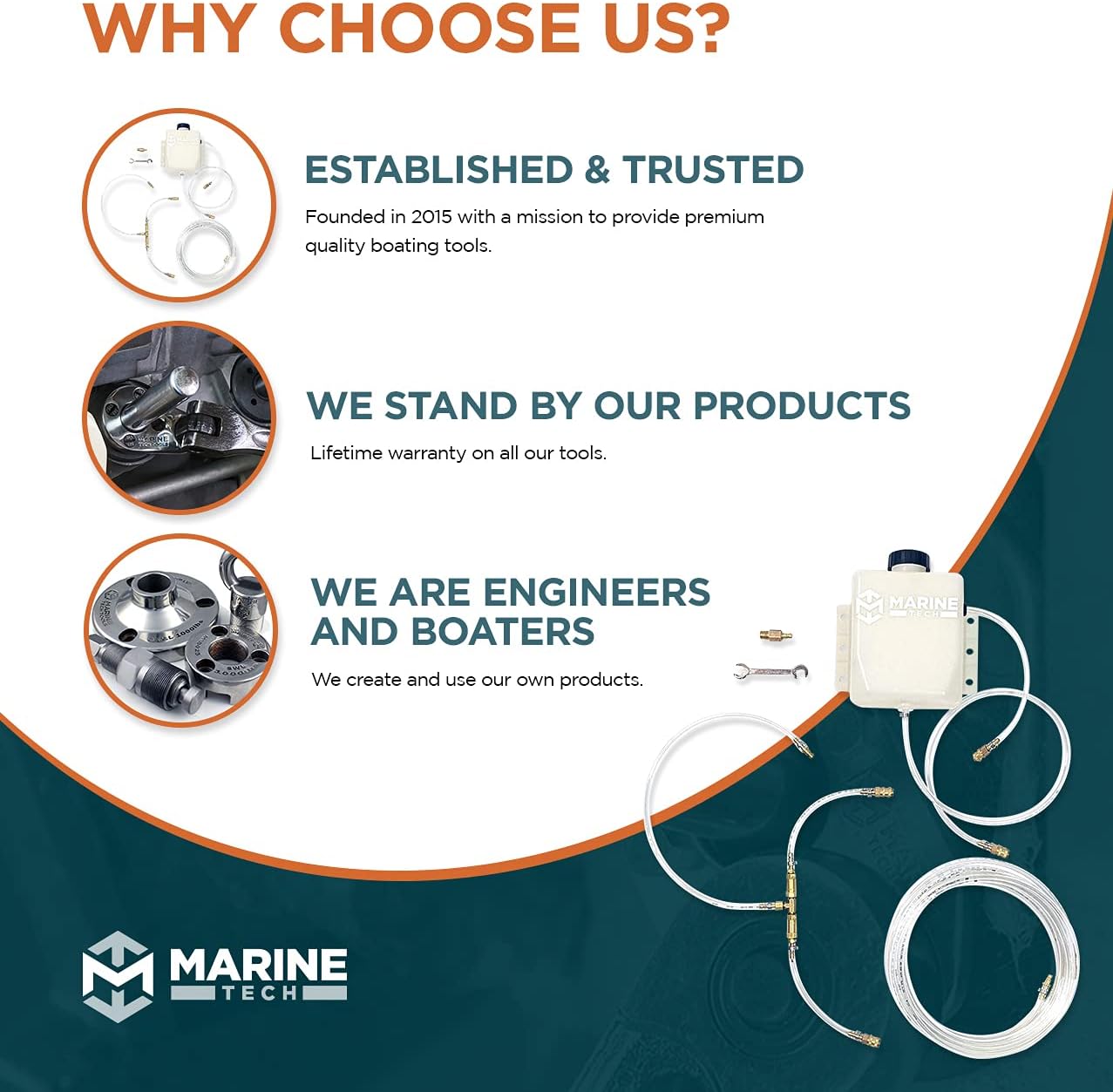 Marine Tech Tools Bleed System, Sea Star Hydraulic Steering Bleed Kit