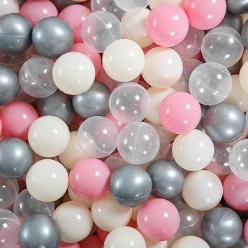 STARBOLO Ball Pit Balls for Kids - Pack of 100 200 500 BPA&Phthalate Free Non-Toxic Crush Proof Soft Plastic Balls Play Toys for Boys Girls Playpens, Tunnels, Indoor Outdoor Play & Xmas Party Decor