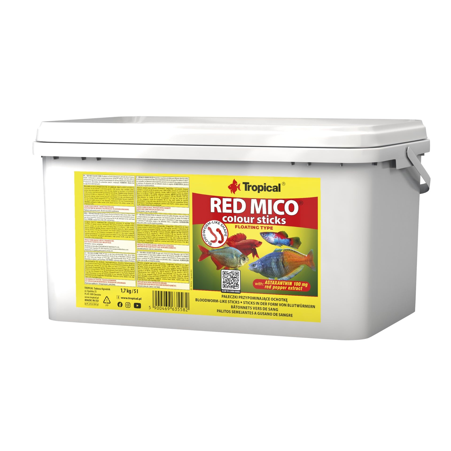 Tropical Red Mico Colour Sticks 5L / 1,7kg