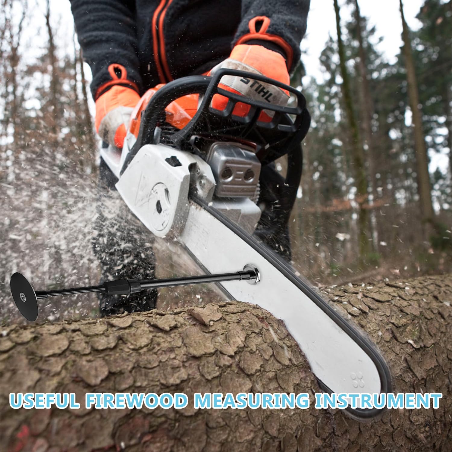 Outil Pour Mesurer Le Bois Outil De Mesure Pour Bois De Chauffage - Outil De Coupe De Bois De Riomhorry Manual