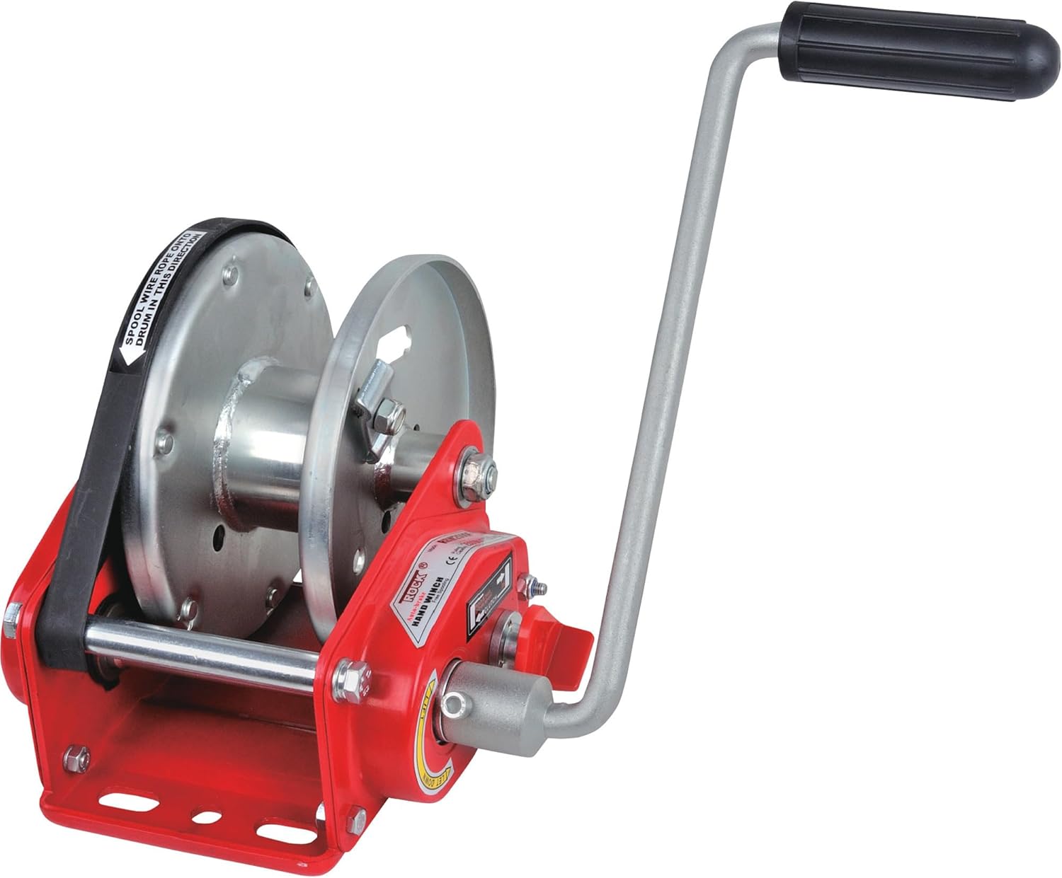 Endurance Marine Hand Winch with Auto Brake - 2500-Lb. Capacity, Model# RBW2500